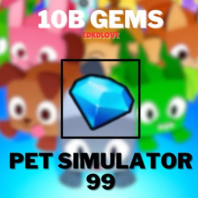 Roblox Pet Simulator 99 X(Pet Sim 99 Ps99) 10B Gems/Diamonds 💎Fast 🚚 Reliable✅