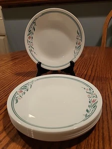 7 Corelle "Rosemarie" Dessert Plates 6.75" Beautiful Condition - Picture 1 of 4