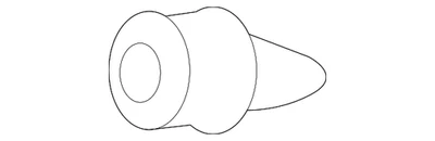 Genuine Toyota Grille Assembly Retainer 53191-0C010 - Image 1 of 2