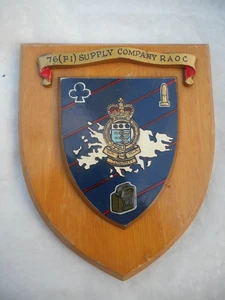 76 (FI) SUPPLY COMPANY RAOC WANDTAFEL/WAPPEN/SCHILD - Bild 1 von 1