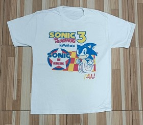 Vintage Sonic the Hedgehog 3 1990s Promo McDonald Mamono Meal Game Rare Shirt