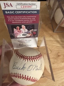 Buck O’Neil Autographed RON Baseball - JSA COA CE95997 - Picture 1 of 1