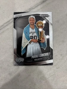 2024-25 Prizm Black Debut Legends Manu Ginobili #279 Spurs - Picture 1 of 2