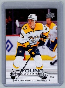 2025-26 UD Series 1 Joakim Kemell Young Guns Rookie Nashville Predators #237 - Picture 1 of 2