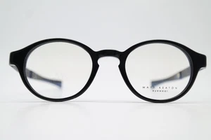 Gafas mate Keaton MK 1064 negro metálico ovalado montura gafas nuevas - Imagen 1 de 6