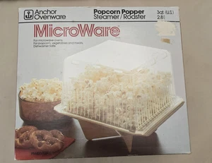 Anchor Ovenware Microwave Popcorn Popper Steamer / Roaster 3qt. New Open Box - Picture 1 of 1