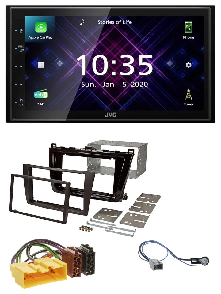 JVC DAB 2DIN MP3 Bluetooth USB Autoradio für Mazda 6 (208-2012) - Bild 1 von 4