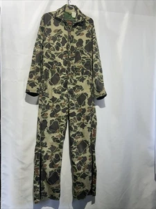 Vintage Walls Duck Camo Lined Coveralls Men’s Medium Regular Frog Skin Ol Skool - Picture 1 of 14