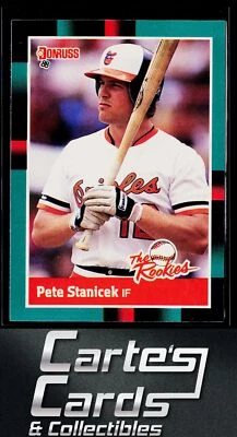 Pete Stanicek 1988 Donruss The Rookies #15 Baltimore Orioles RC Rookie - Image 1 of 2