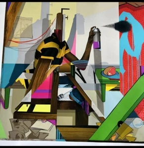 Pose Jordan Nickel Silkscreen Limited Edition Hand Signed 24x24” Excellent Cond. - Picture 1 of 6