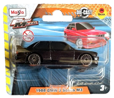 Maisto 1988 BMW 3 Series M3 E30 ca. 1:60 Modellauto Spielzeug Coupe Motorsport