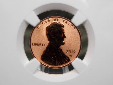 2019 "W" Lincoln Cent *REVERSE PROOF* 1c NGC PF69 *RED* #010 ECC&C, Inc Cover