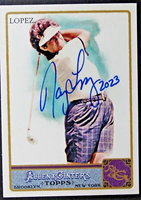 Nancy Lopez LPGA Golf Legend Autographed Signed Topps Allen & Ginter Card #119 - Image 1 of 3