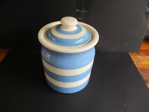 T G Green Cornishware Kitchen Cannister with lid 1990 - Picture 1 of 7