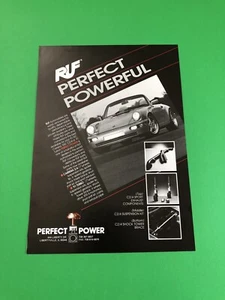 PORSCHE RUF TURBO VINTAGE ORIGINAL PRINT AD ADVERTISEMENT PRINTED - Picture 1 of 1