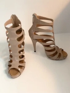 Barbara Bui Shoes Beige Made In Italy Size 39 - Picture 1 of 11