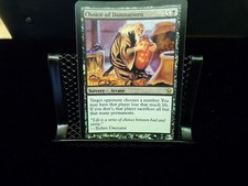 CHOICE OF DAMNATIONS.-FOIL-SAVIORS OF KAMIGAWA EDITION MTG. CARD.