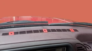 1995 - 1998 Chevy 1500 GMC Silverado CK Yukon Tahoe Red Dash Saver Insert (3X) - Foto 1 di 3