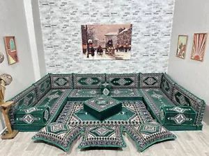 Arabische Ecke Majlis, Sitzkissen, Orientalische Sitzecke, Orientalisches Sofa - Bild 1 von 7