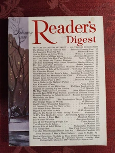 Readers Digest February 1956 Rosalind Russell Boys Club Johnny Mercer Comics - Picture 1 of 1