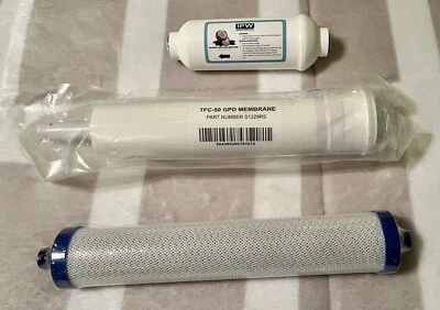 3 pc Microline TFC-400 RO Replacement Filter Kit (NO STAGE 2 FILTER) - Image 1 of 4