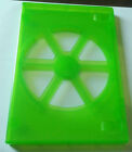 NEW Green 2 Pk Viva Elite Premium 14 mm DVD Case Single Eco Box 1 Disc Holder