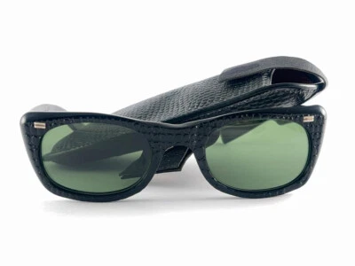 NOVO ÓCULOS DE SOL VINTAGE AMERICANO ÓPTICO "GATOR" MEADOS DO SÉCULO ORG ESTOJO ANOS 60 EUA - Imagem 1 de 4