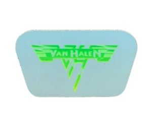 Espejo de vidrio vintage de carnaval Van Halen años 80 - David Lee Roth - Imagen 1 de 2