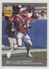 1991 Fleer Ultra Update Jon Vaughn #U-57 Rookie RC