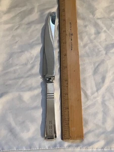 1920s Dirk Van Erp Art Deco & Crafts sterling silver dinner knife Pattern No 7 - Picture 1 of 5