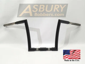 Classic Apes Gloss Black 12" rise Springer Handlebars - Imagen 1 de 6