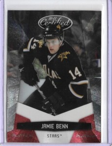2010-11 Panini Certified Jamie Benn Platinum Red Parallel 712/999 Dallas Stars