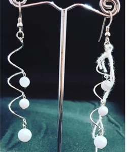 Orecchini in Calcedonio e Argento 925  - Foto 1 di 1