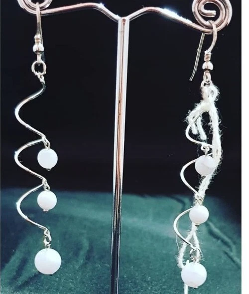 Orecchini in Calcedonio e Argento 925  - Immagine 1 di 1