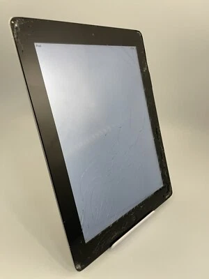 Apple iPad 2 A1395 Grey WiFi 9.7" iPadOS Tablet Spares And Repairs Cracked #C - Image 1 of 4