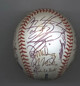 2000 NY Mets Autographed Team Ball COMPLETE ROSTER 29 WORLD SERIES vs Yankees - Picture 1 of 5