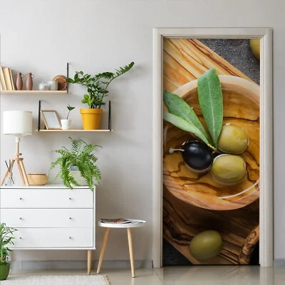 Selbstklebend Klebefolie Türtapete Türposter Türfolie Türaufkleber Oliven Motive - Bild 1 von 4