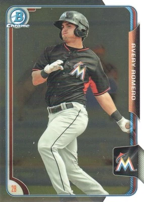 2015 Bowman Chrome Prospects #BCP79 Avery Romero Miami Marlins - Image 1 of 2