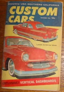 CUSTOM CARS MAGAZIN NOVEMBER 1958 VERTIKALE ARMATURENBRETTER - Bild 1 von 5