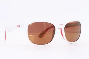 NEW REVO RE 1028 09 KASH WHITE RED POLARIZED AUTHENTIC FRAMES SUNGLASSES 57-18 - Picture 1 of 4