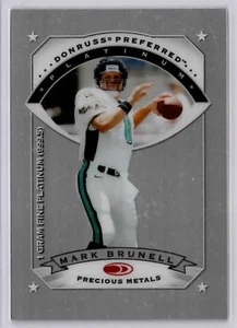 Mark Brunell 1997 Donruss Preferred Precious Metals 1 Gram Fine Platinum #11 - Picture 1 of 1