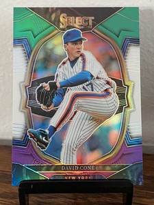 2023 Panini Select Concourse Green White Purple Prizm David Cone /199 SP