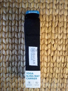 Evolve by Gaiam Yoga Mat Sling Hands-Free Exercise Mat Carrier Black - Picture 1 of 5