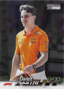 Oscar Piastri MCLAREN 2024 Topps Paddock Pass Formula 1 - F1 #8 - Picture 1 of 2