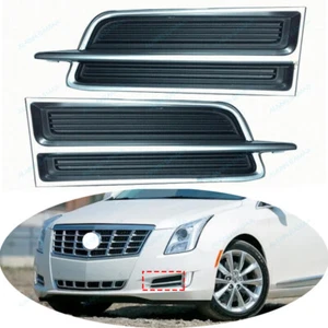 Front Bumper Fog Light Bezel Cover Grille l Fit For Cadillac XTS 2013-2017,LH&RH - Picture 1 of 9