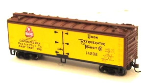 Roundhouse Red Top Milk Reefer HO Scale 14202 Union Refrigerator Transit 85451 - Picture 1 of 7