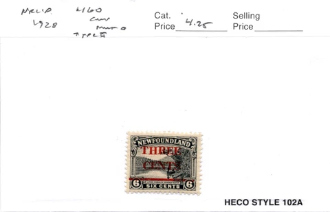 Newfoundland, Postage Stamp, #160 Mint Hinged, 1929 (AC) Cover