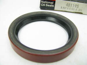 National 481195 Front Inner Wheel Seal - 2.502" OD X 1.937" ID X 0.375" Wide