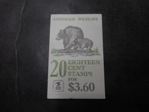 Scott 1880-89, 18 cent, American Wildlife, Booklet - Picture 1 of 1