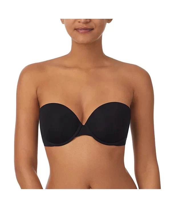 Sujetador sin tirantes DKNY Smooth Essentials para mujer, negro, talla 36D 0123 Foto 1 de 3